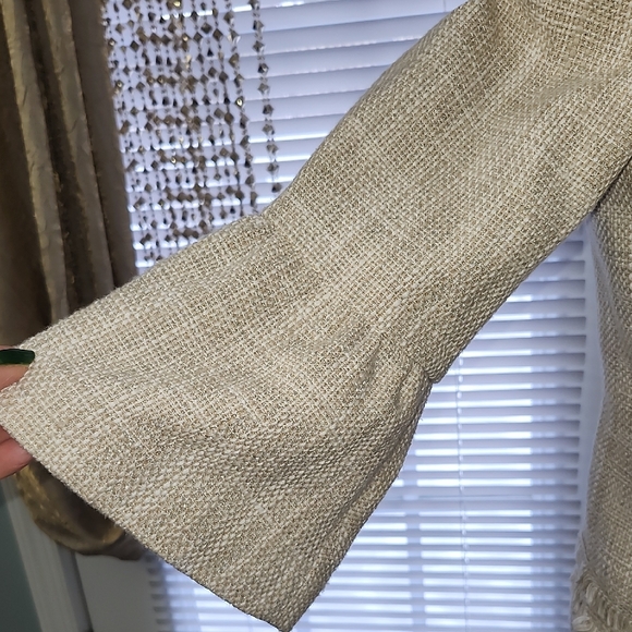 Karl Lagerfeld Beige Women's Blazer - Picture 3 of 6